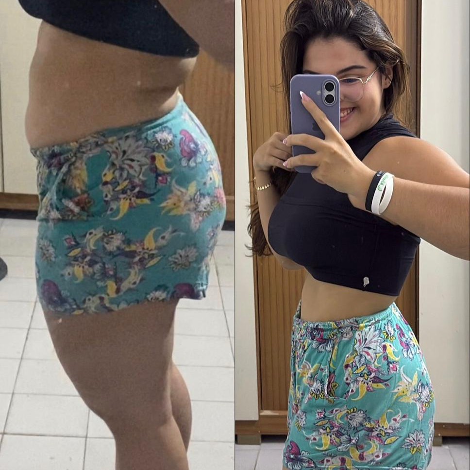 Antes e Depois Desafio 21 Dias